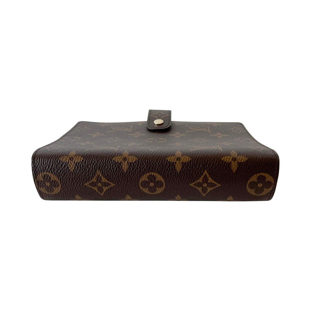 WOW! VINTAGE LOUIS VUITTON MEDIUM RING AGENDA COVER * BROWN