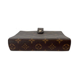 WOW! VINTAGE LOUIS VUITTON MEDIUM RING AGENDA COVER * BROWN MONOGRAM *