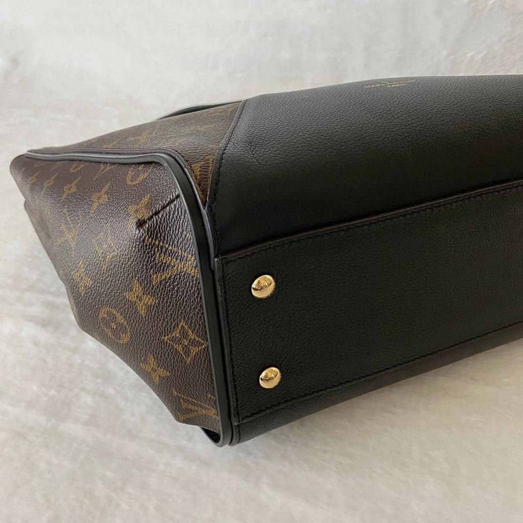 Authentic Louis Vuitton Black/Monogram Kimono Tote Bag – Luxe