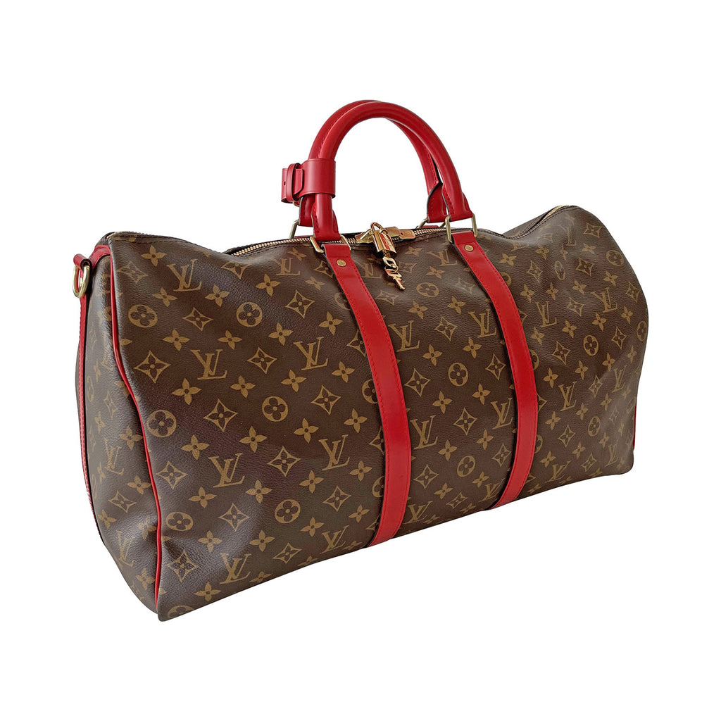 RvceShops - LOUIS VUITTON BUTY SPORTOWE 'LV RUNNER TATIC' - LOUIS VUITTON  KEEPALL MONOGRAM BANDOULIERE 50 RED