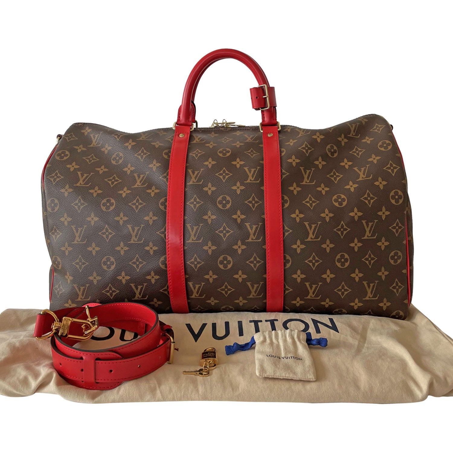 Shop Authentic Louis Vuitton Monogram Keepall Bandouliere 50 At Revogue shop-authentic-louis-vuitton-monogram-keepall-bandouliere-50-at-revogue