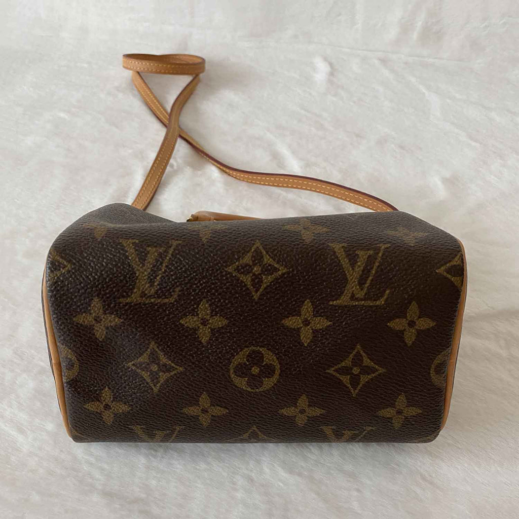 Louis Vuitton // Brown Monogram Nano Speedy – VSP Consignment