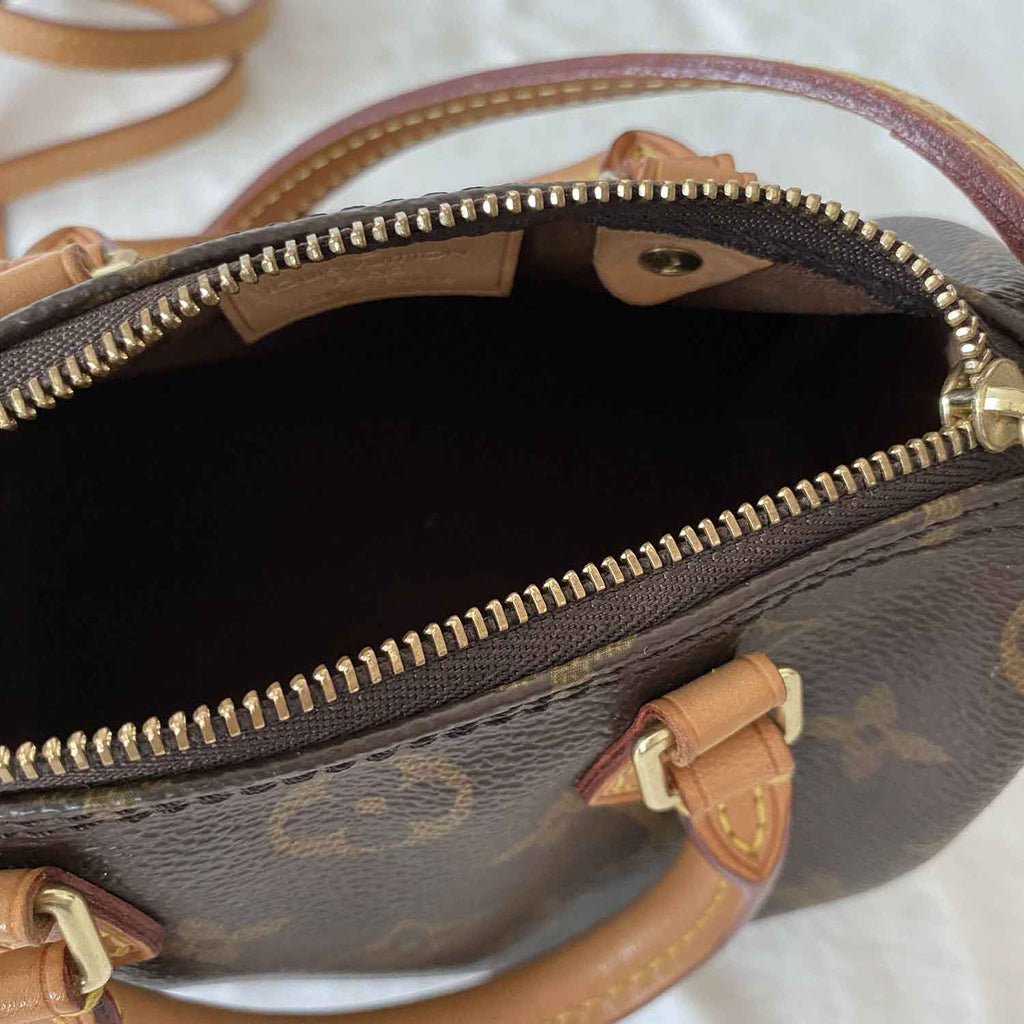 Louis Vuitton // Brown Monogram Nano Speedy Bag – VSP Consignment