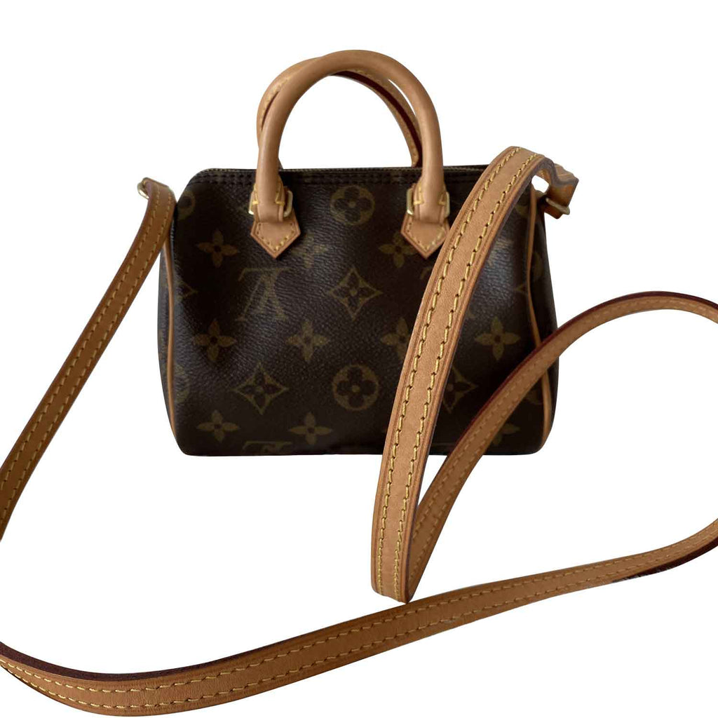 Louis Vuitton // Brown Monogram Nano Speedy – VSP Consignment