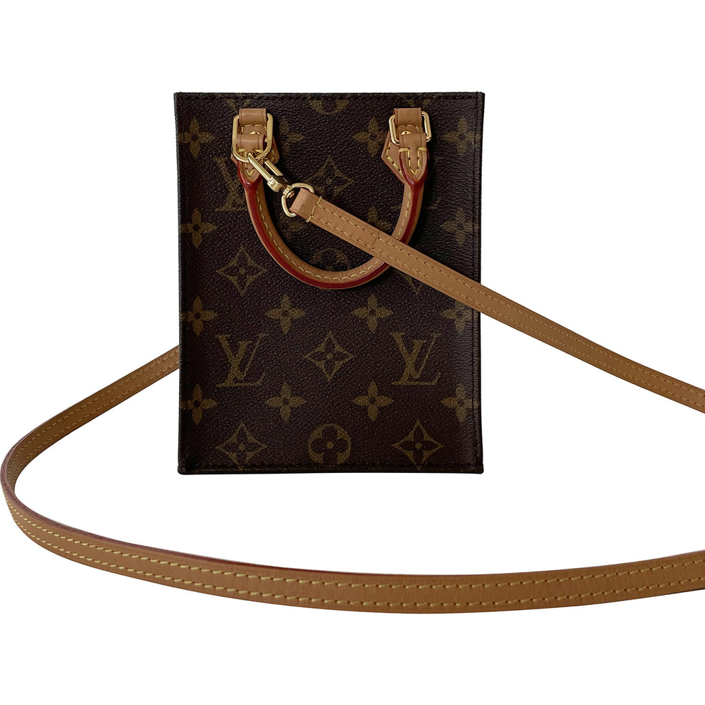 Louis Vuitton Limited Edition Petite Sac Plat Monogram Brown in Coated  Canvas with Gold-tone - US