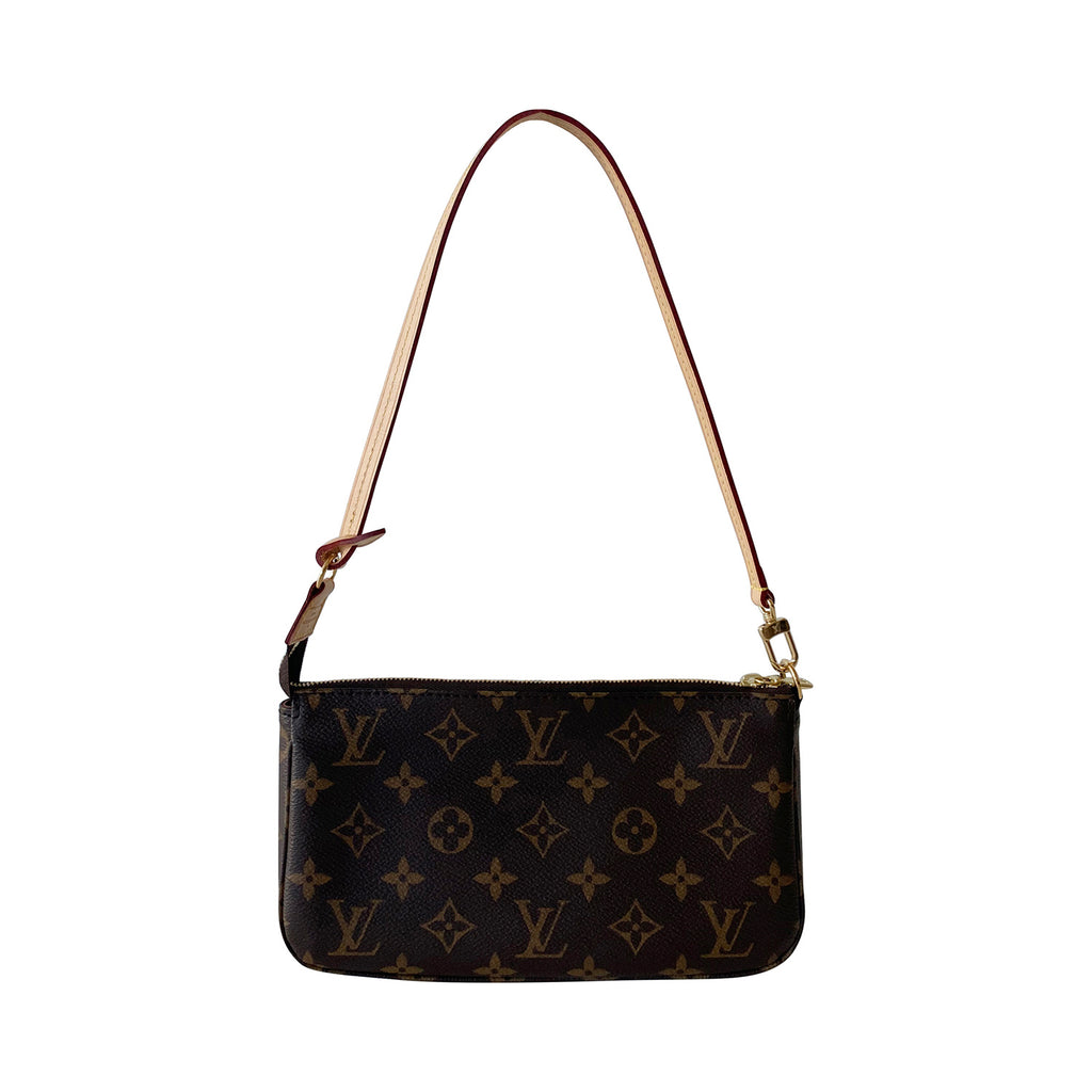 Louis Vuitton, Bags, Louis Vuitton M472 Monogram Pochette Accessoires  Shoulder Clutch Bag Bnib
