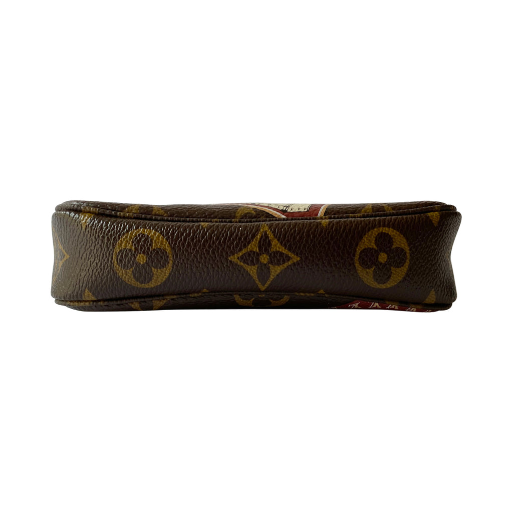 LOUIS VUITTON BROWN MONOGRAM PATCH MINI POCHETTE ACCESSOIRES – RDB