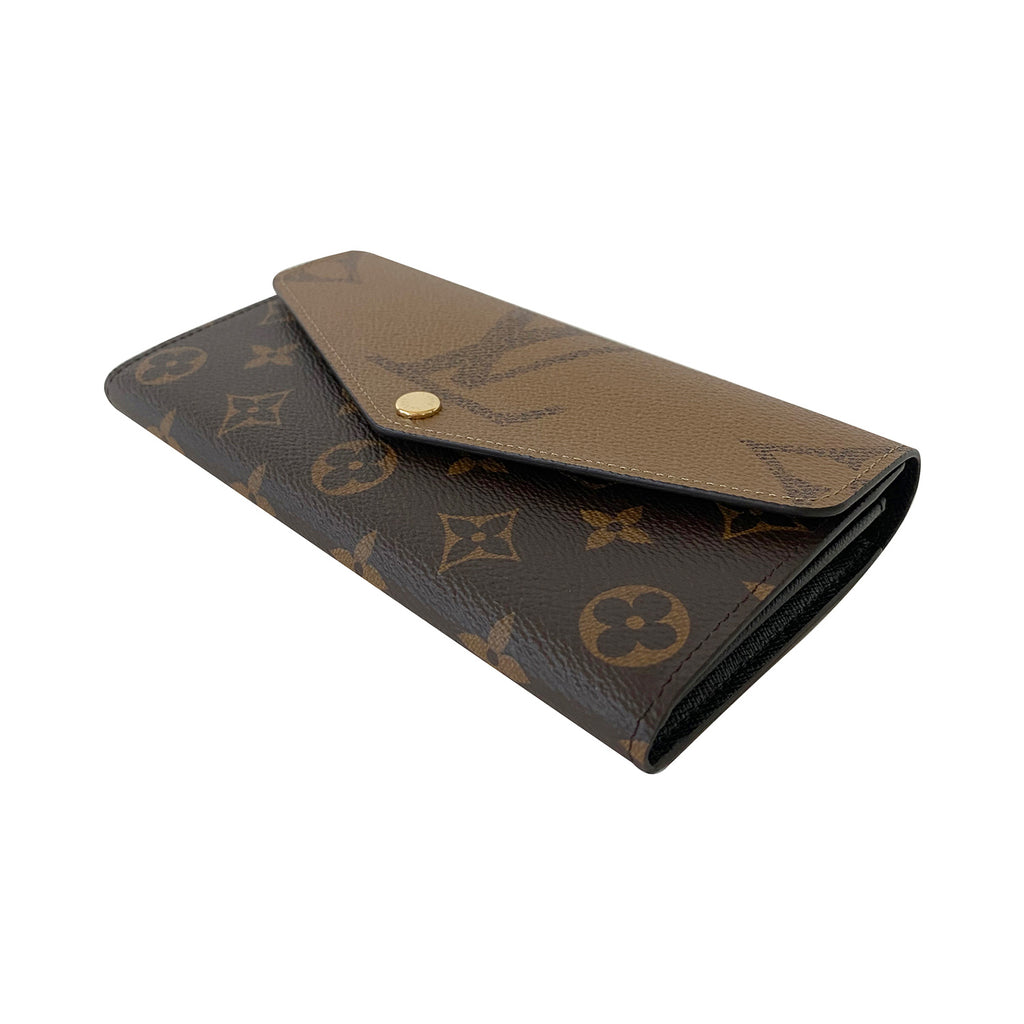 AUTHENTIC Louis Vuitton Sarah Wallet Monogram PREOWNED (WBA536