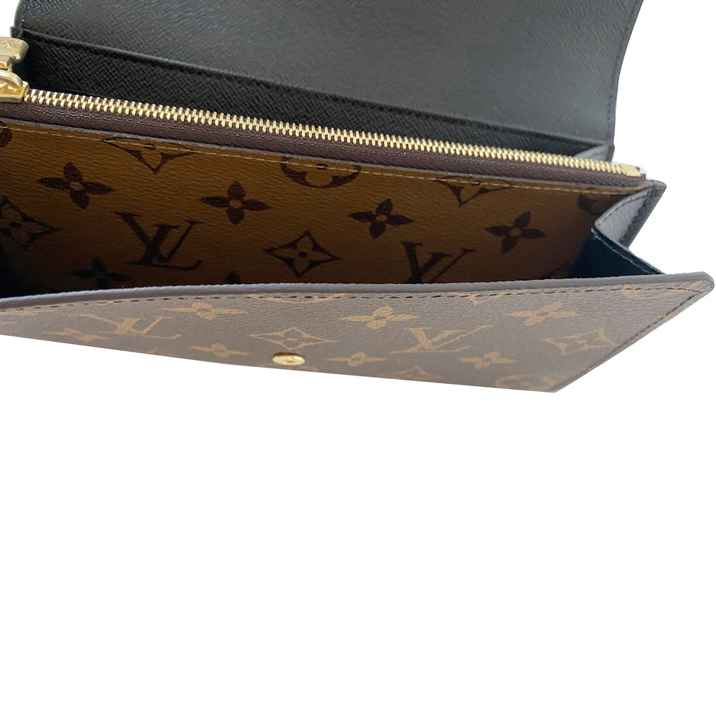 AUTHENTIC Louis Vuitton Sarah Wallet Monogram PREOWNED (WBA728