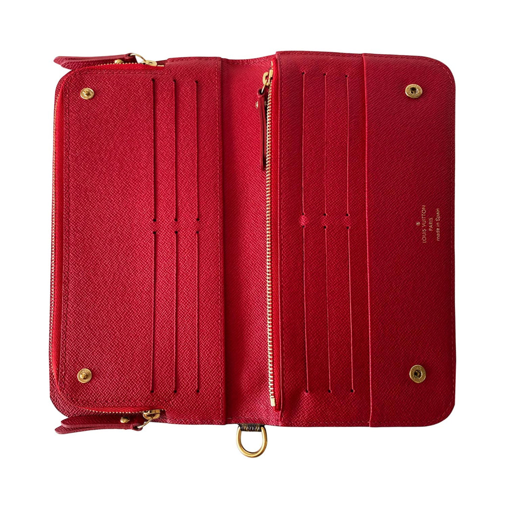 Louis Vuitton Monogram Insolite Wallet Red 231164