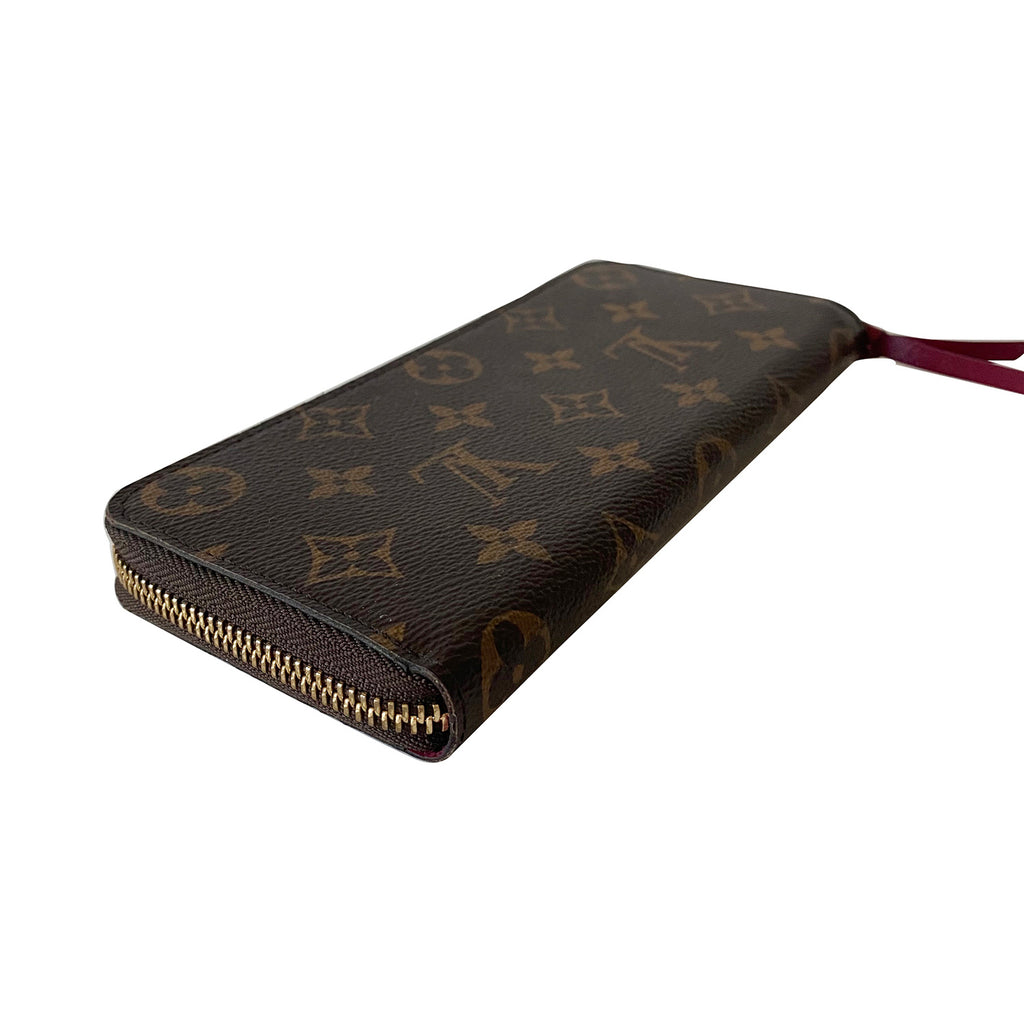 Louis Vuitton Fuchsia Monogram Coated Canvas And Taiga Leather