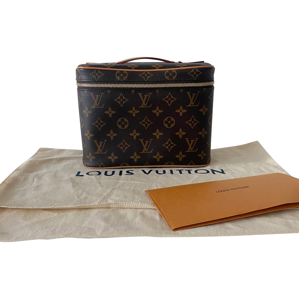 Louis Vuitton Brown Monogram Nice BB Toiletry Bag – The Closet