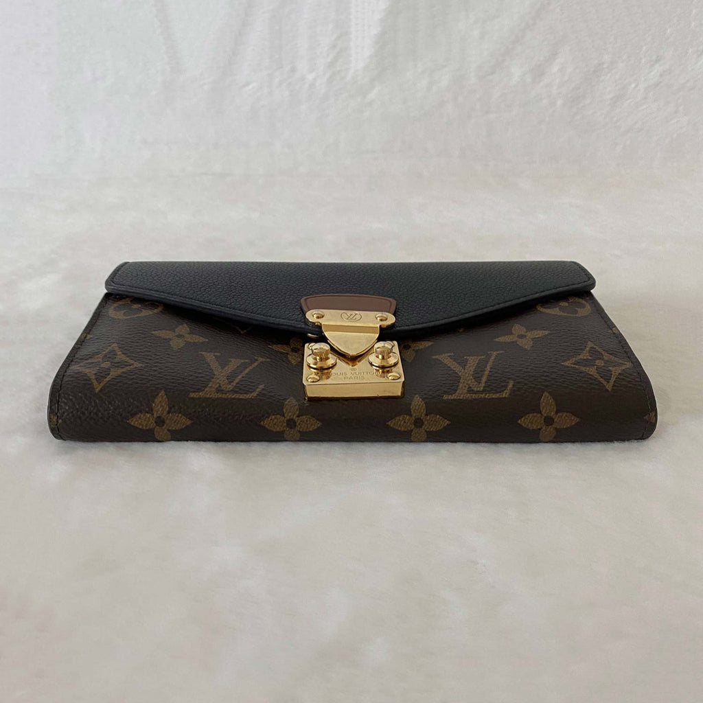 Louis Vuitton Monogram Noir Pallas Wallet in 2023