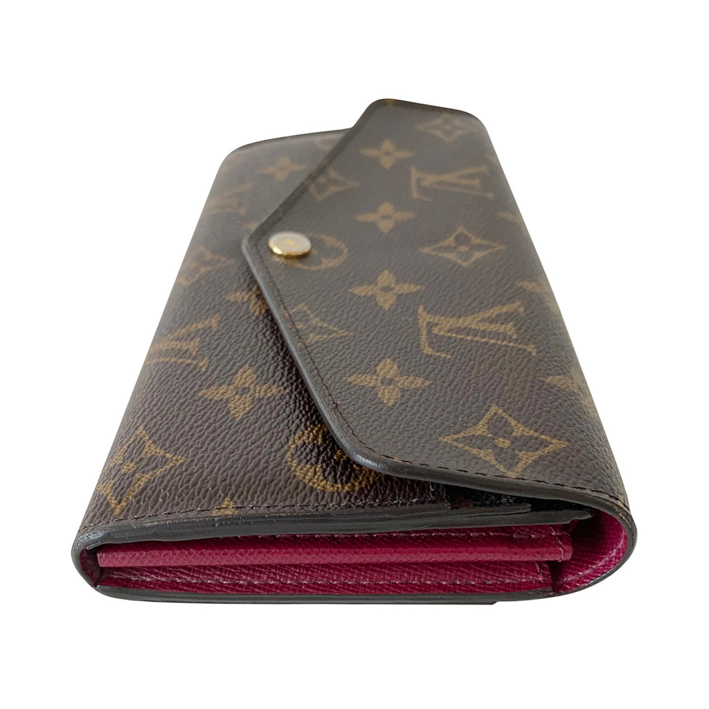 LV Wallet Sarah Monogram (Fuchsia)