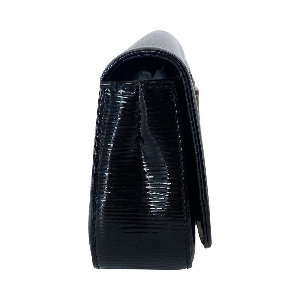 Louis Vuitton Black Electric Epi Sobe Clutch Leather ref.123056