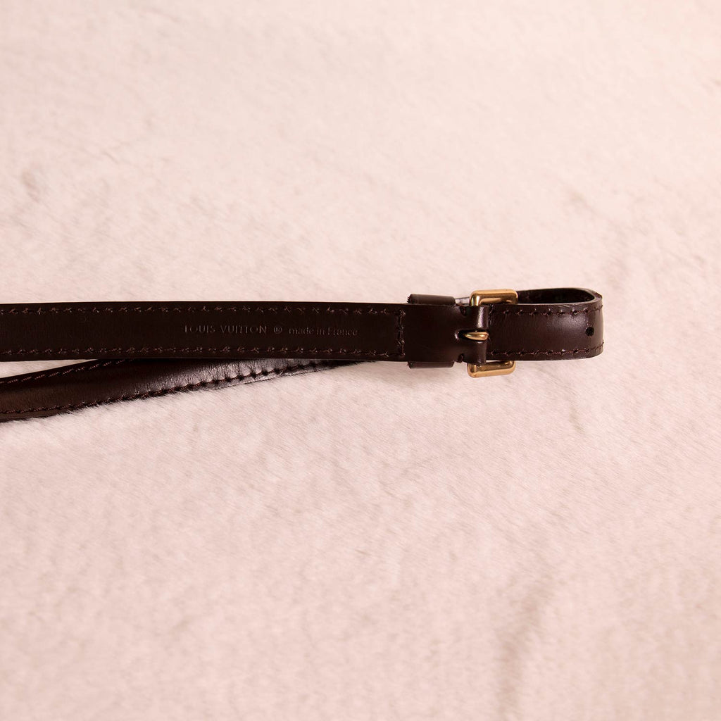 Louis Vuitton Black Leather Adjustable Shoulder Bag Strap at 1stDibs