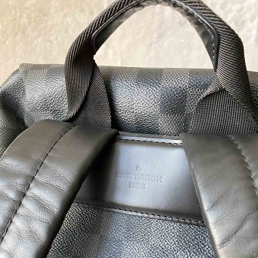 Shop authentic Louis Vuitton Damier Graphite Zac Backpack at revogue for  just USD 2,000.00