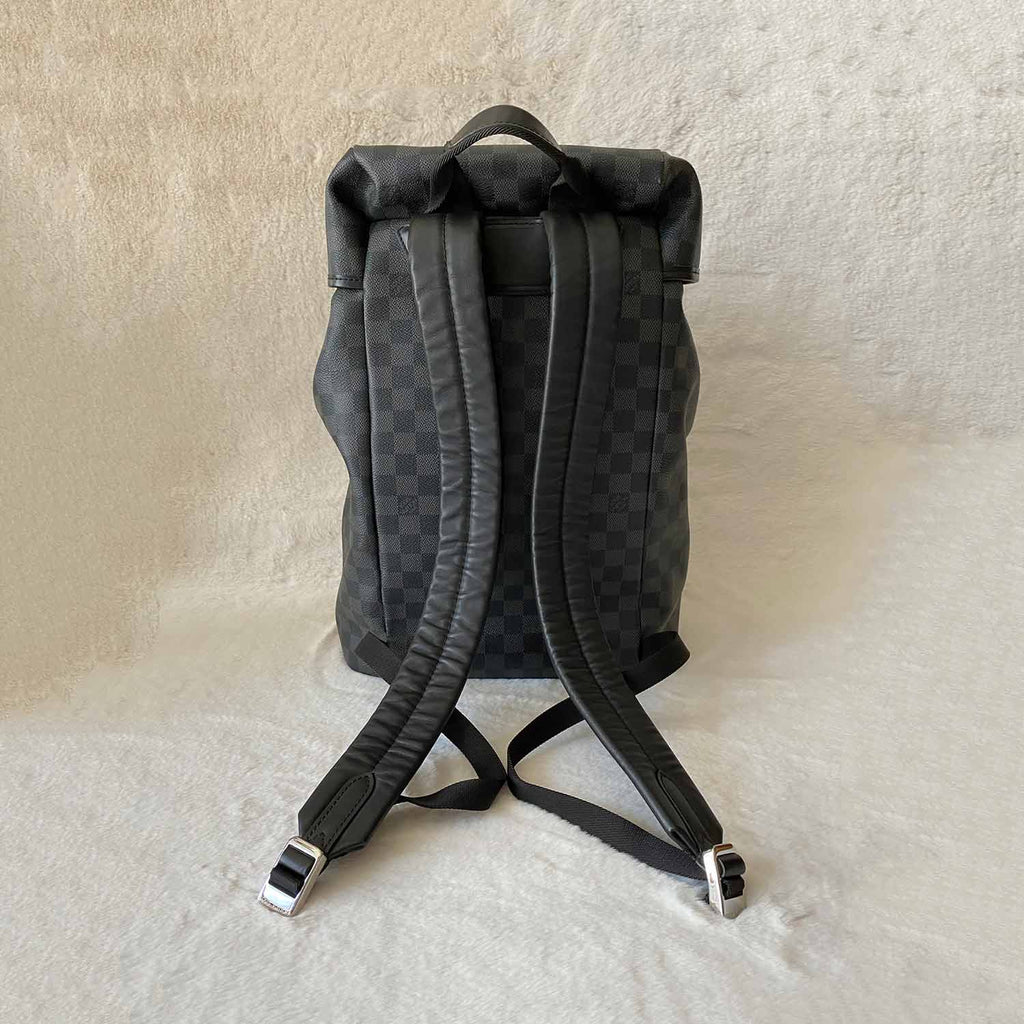 Shop authentic Louis Vuitton Damier Graphite Zac Backpack at revogue for  just USD 2,000.00