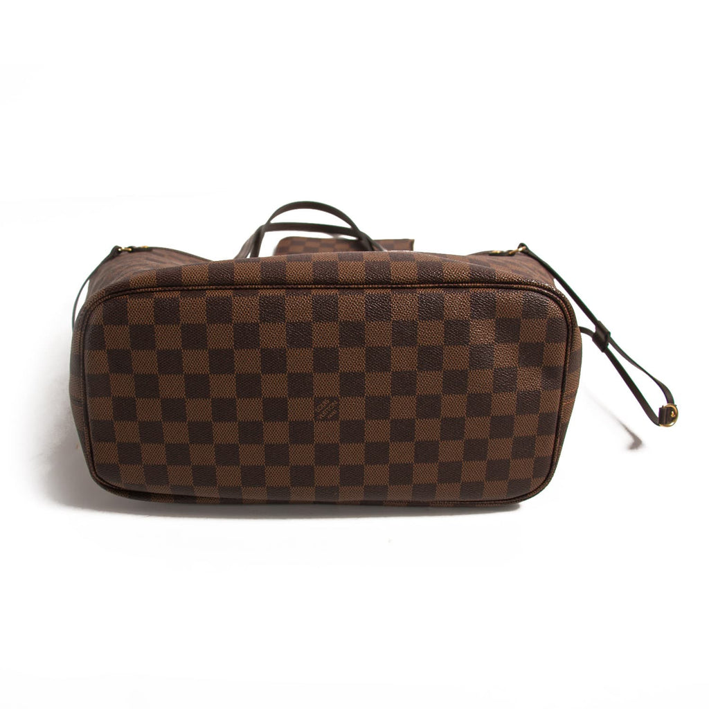 Shop authentic Louis Vuitton Damier Ebene Neverfull MM at revogue