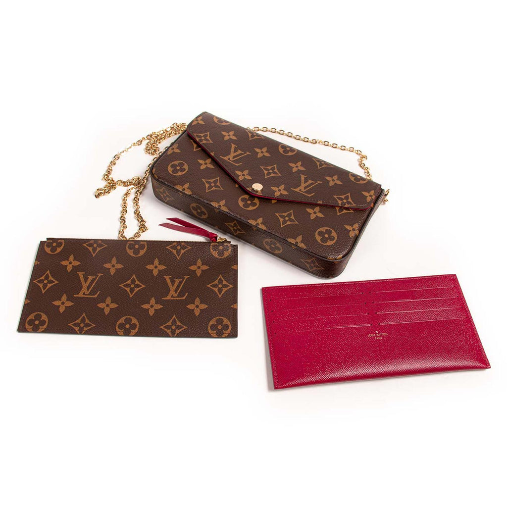 Buy Brand New & Pre-Owned Luxury Louis Vuitton pochette Felicie Chain  Wallet Online