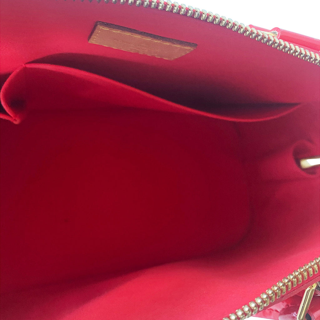 Red Louis Vuitton Monogram Vernis Alma PM Handbag – AmaflightschoolShops  Revival