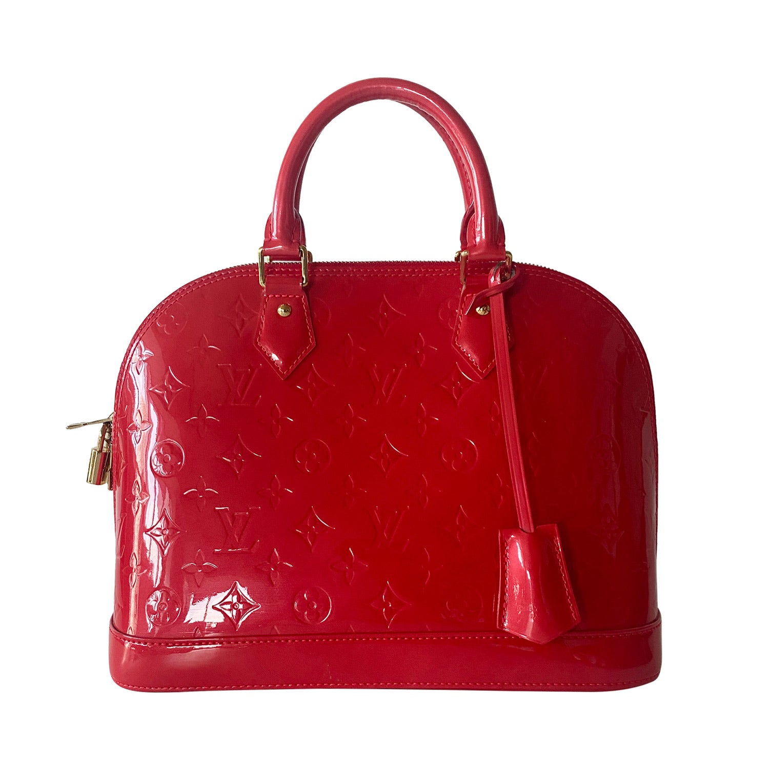 Louis Vuitton Amande EPI Vernis Leather Alma PM Top Handle Bag, 2014. at  1stDibs