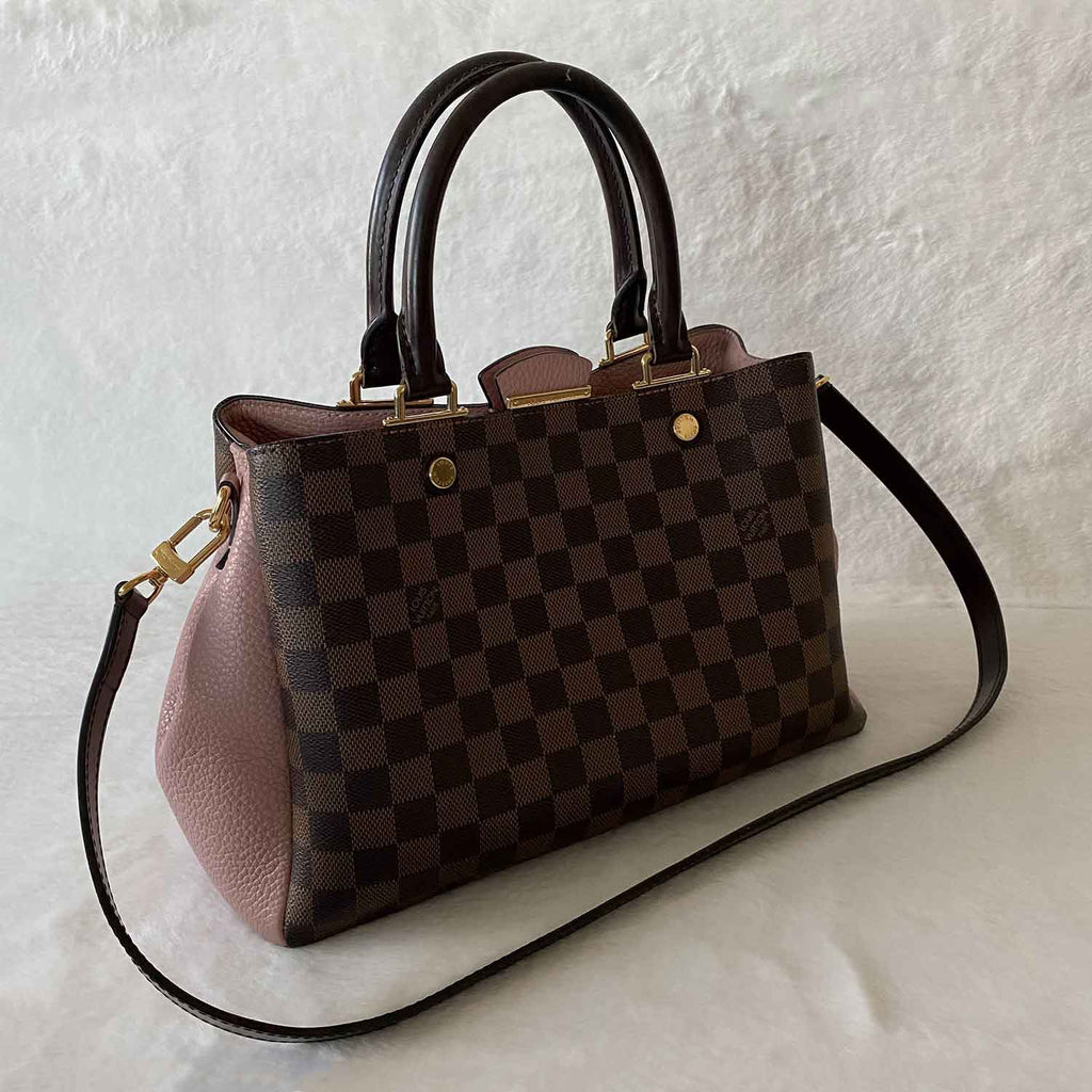 Louis Vuitton Black Damier Ebene Brittany QJB1YUDMKB004