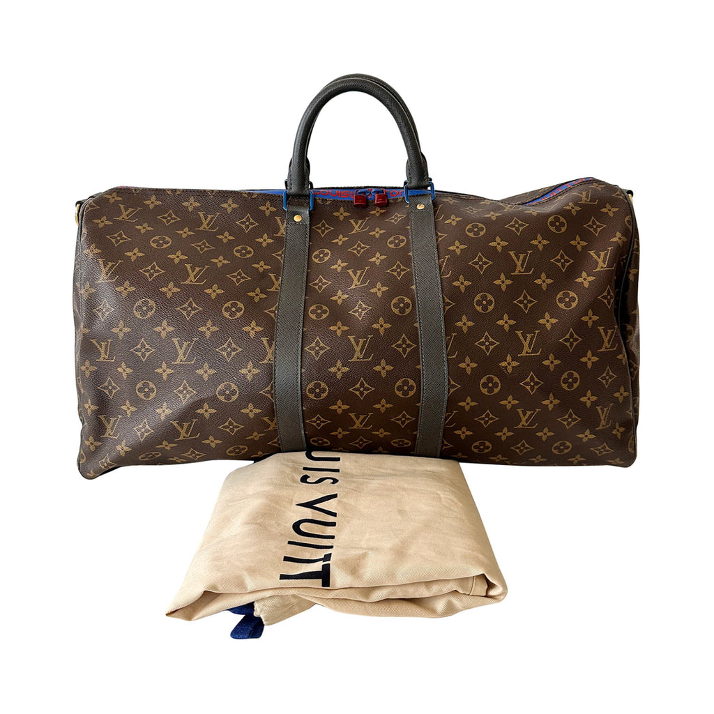 Louis Vuitton Keepall 55 Monogram Sans Shoulder Strap Pre-Owned