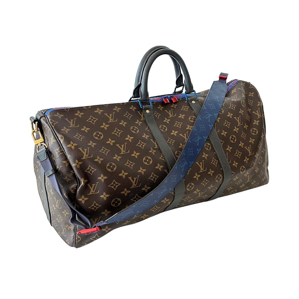 Louis Vuitton Keepall Bandouliere 55 Monogram Taiga Outdoor