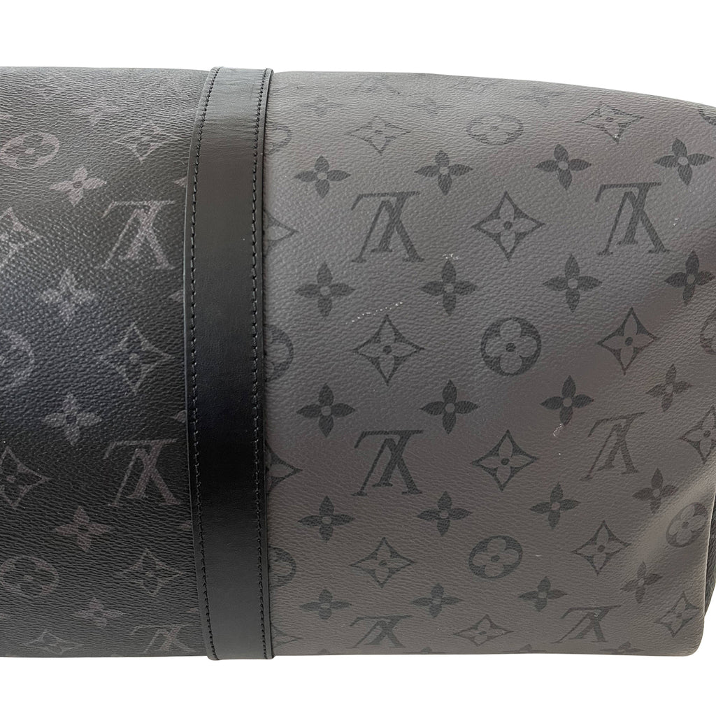 Louis Vuitton® Keepall Bandoulière 50 Monogram Eclipse Reverse