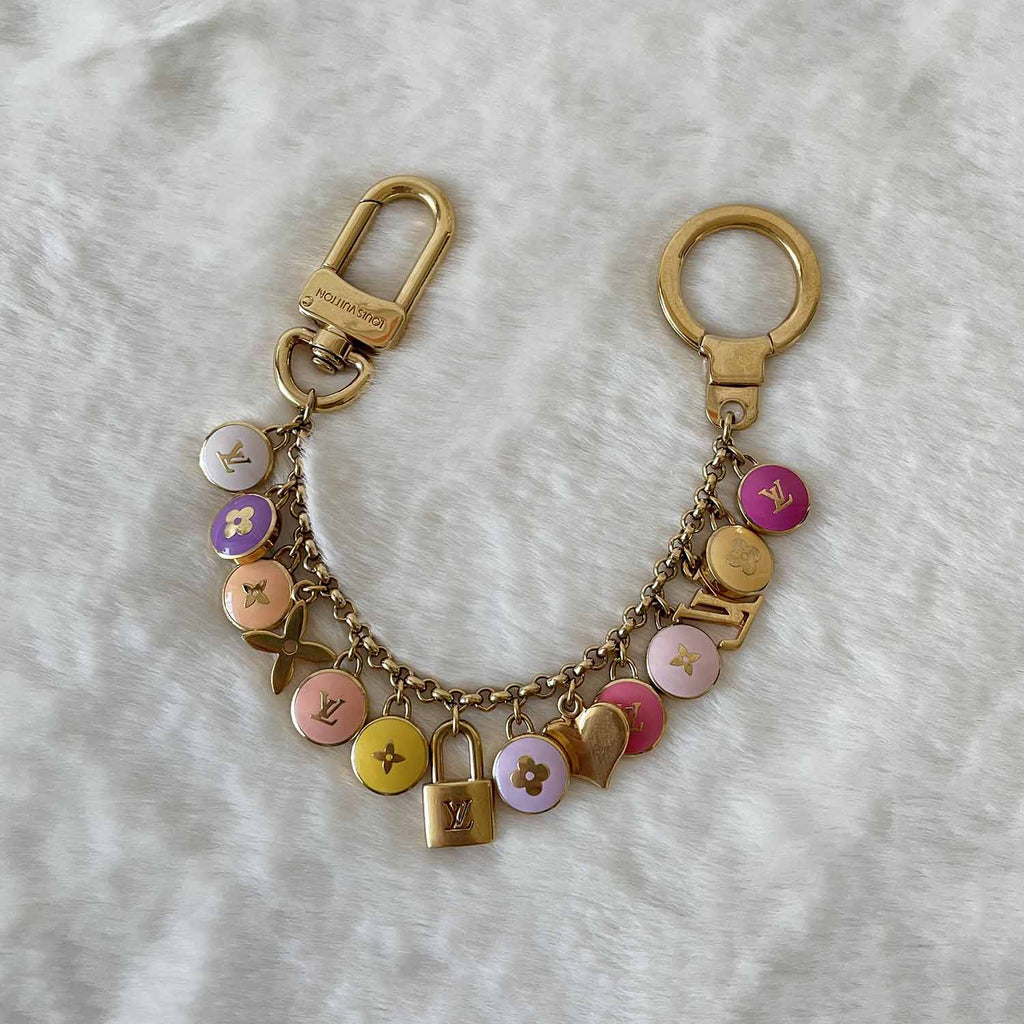 Louis Vuitton multicolor Bag Charm, Key Ring Pastilles Trunks&Bag  Women's Ladies