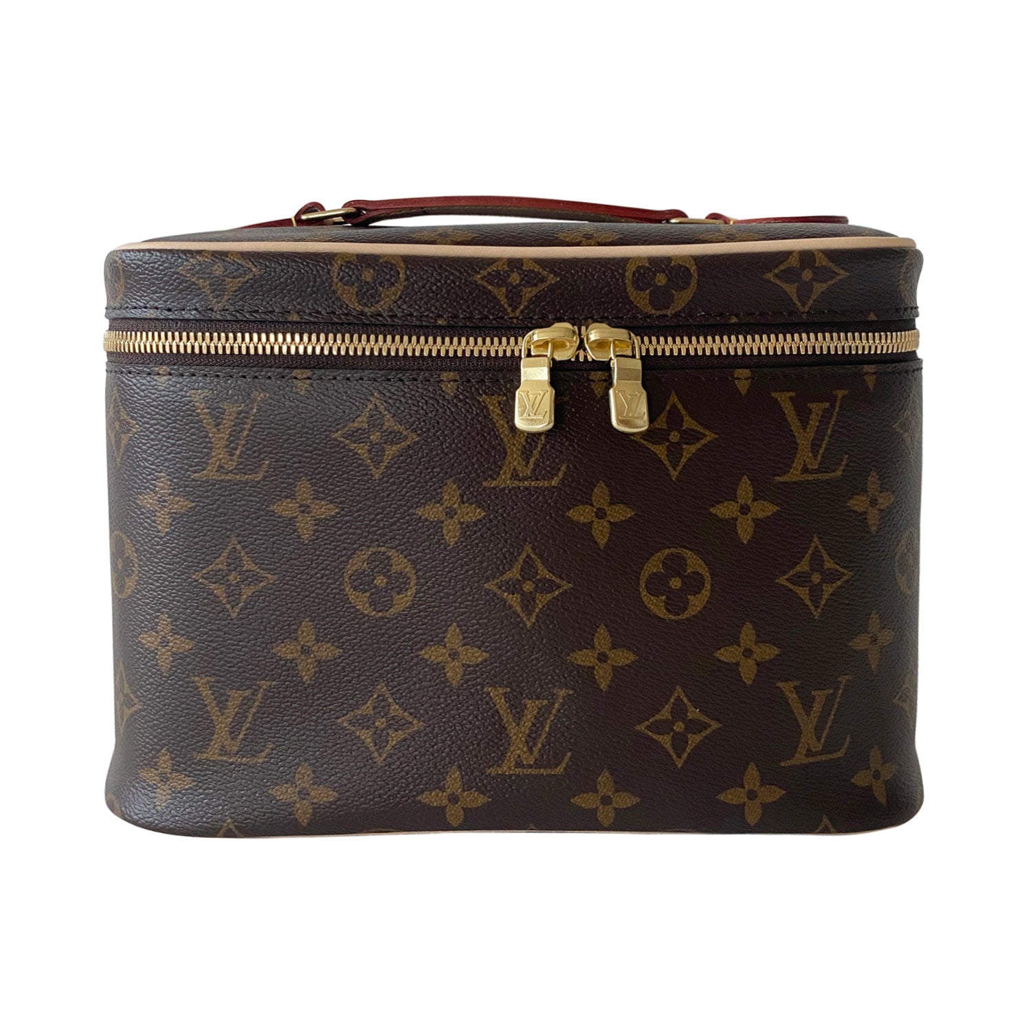 Louis Vuitton Nice Bb Makeup Pouch Vanity Bag(Brown)