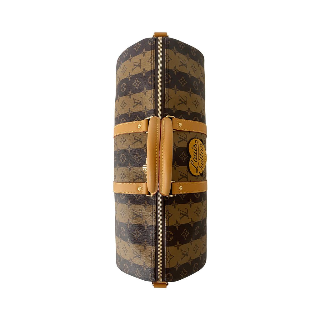 Louis Vuitton x Nigo Reverse Monogram Striped Keepall Bandouliere 50 –  Madison Avenue Couture