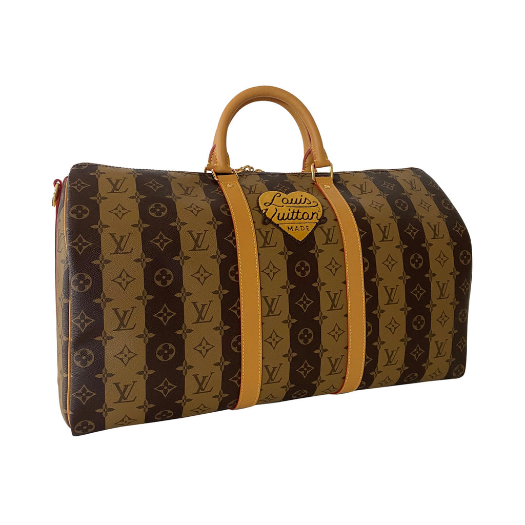 Louis Vuitton Black Monogram Fabric Horizon Soft 55 Rolling