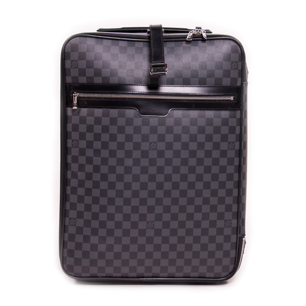 Pre-owned Louis Vuitton Business Pegase'55 Suitcase Protection