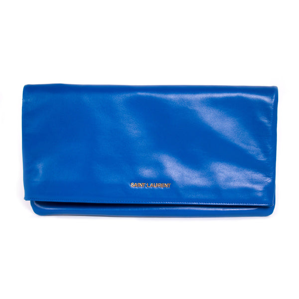 Saint laurent fold over clutch Clearance