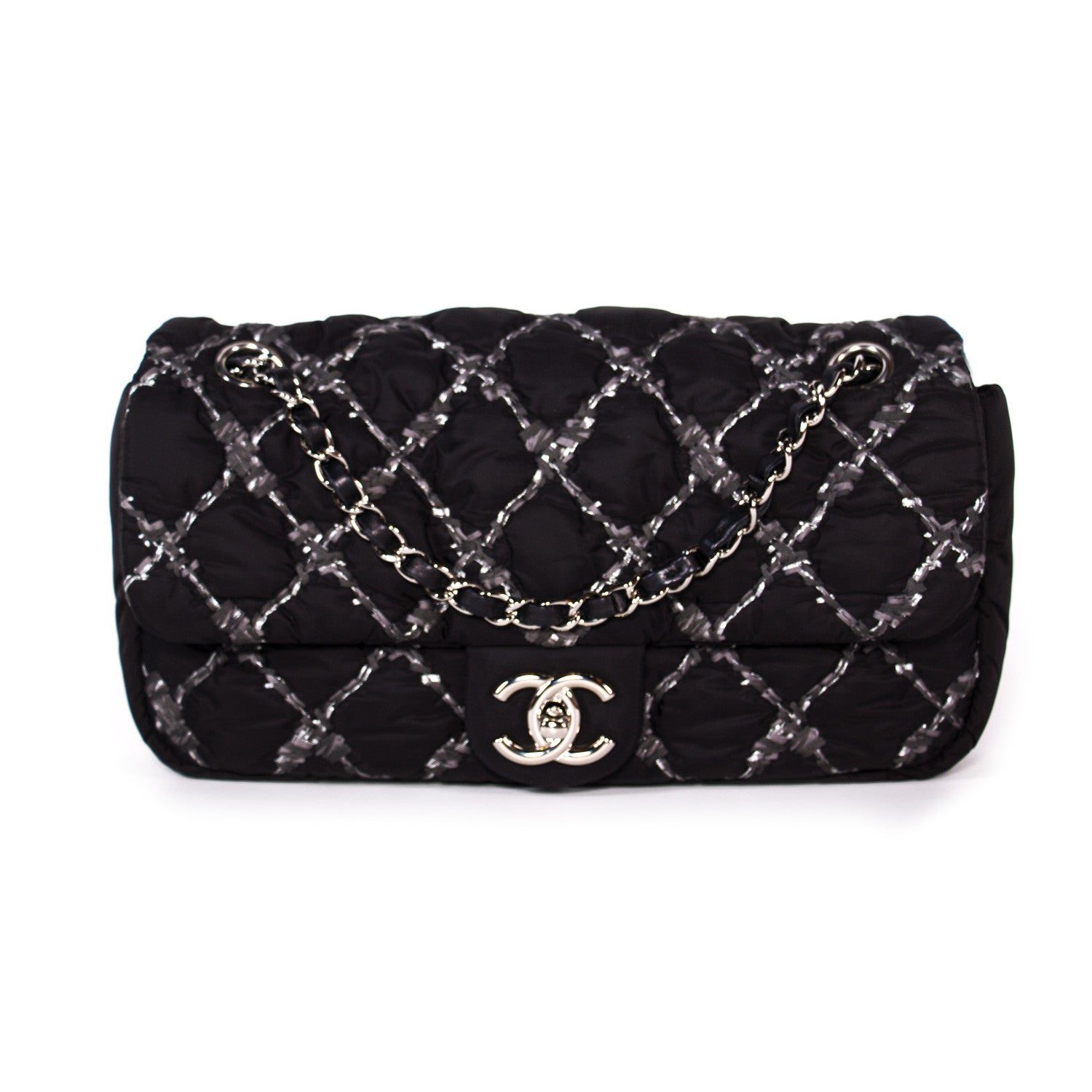 Limited Edition CHANEL Tweed on Stitch Bubble Tote Handbag