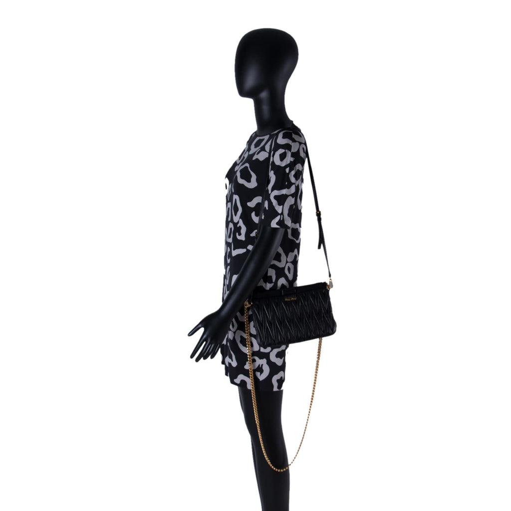 Miu Miu Metalassé Cross Body Bag Bags Miu Miu - Shop authentic new pre-owned designer brands online at Re-Vogue