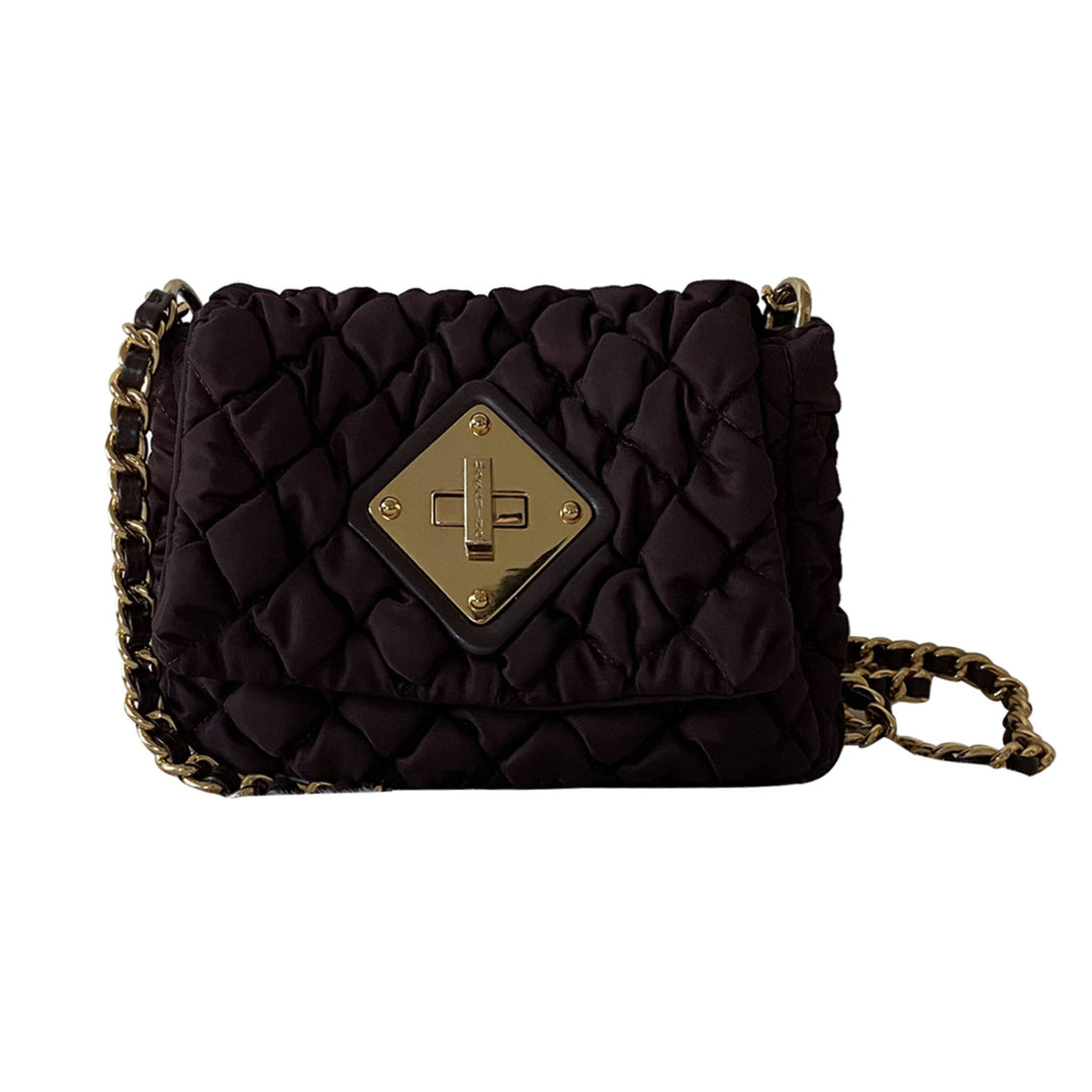 Moschino Quilted Satin Crossbody
