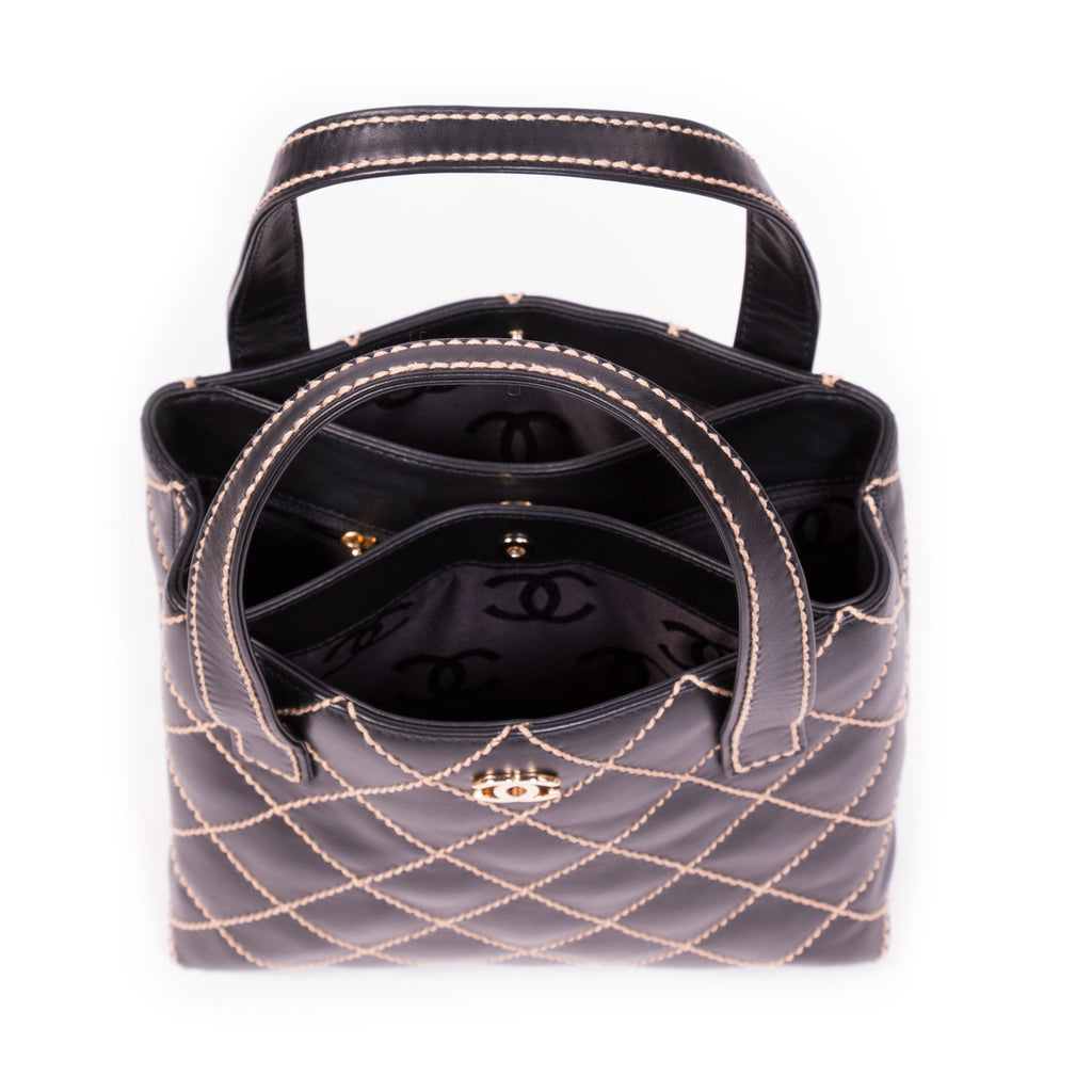 Chanel Quilted Surpique Bag - revogue