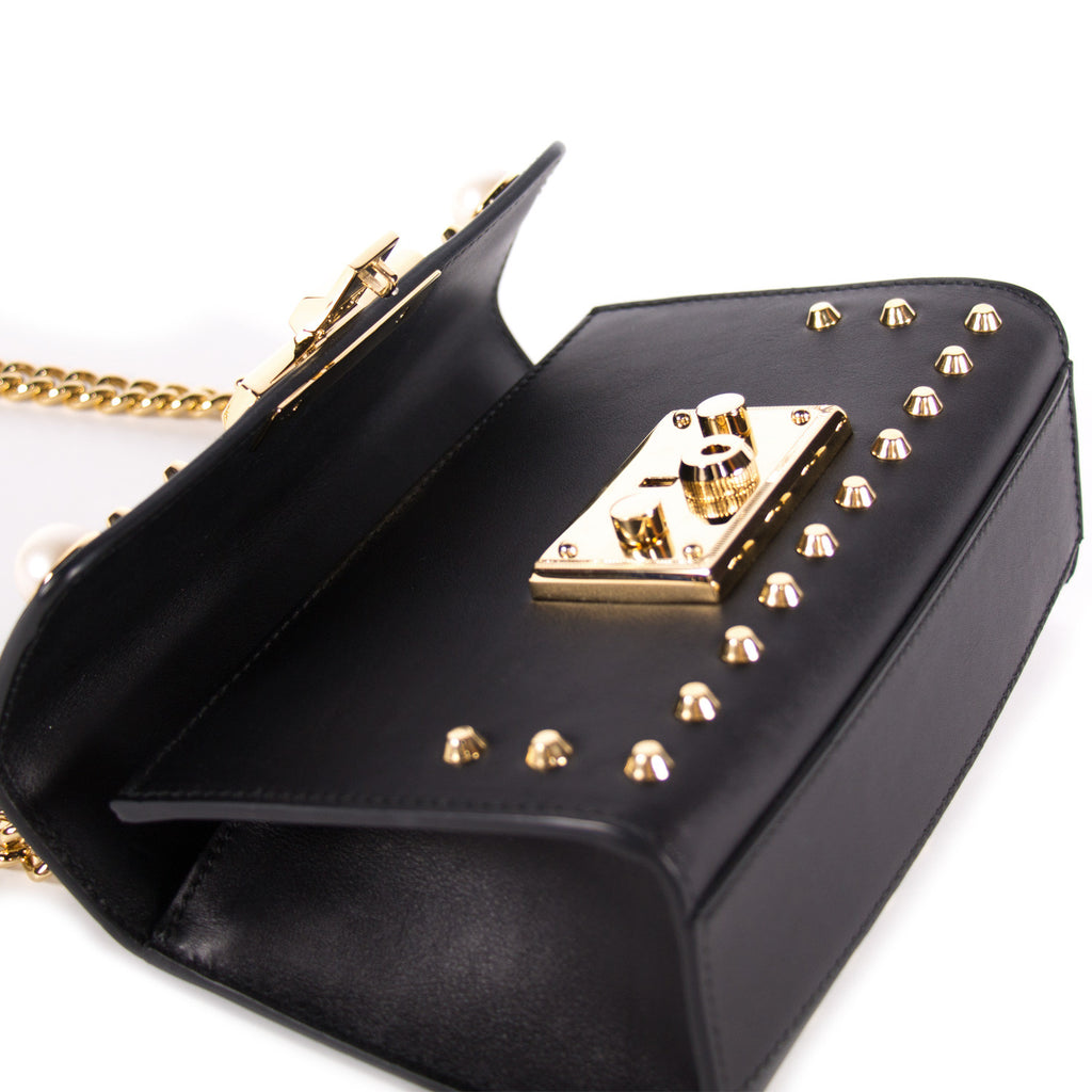 Gucci Padlock Studded Leather Shoulder Bag Bags Gucci - Shop authentic new pre-owned designer brands online at Re-Vogue