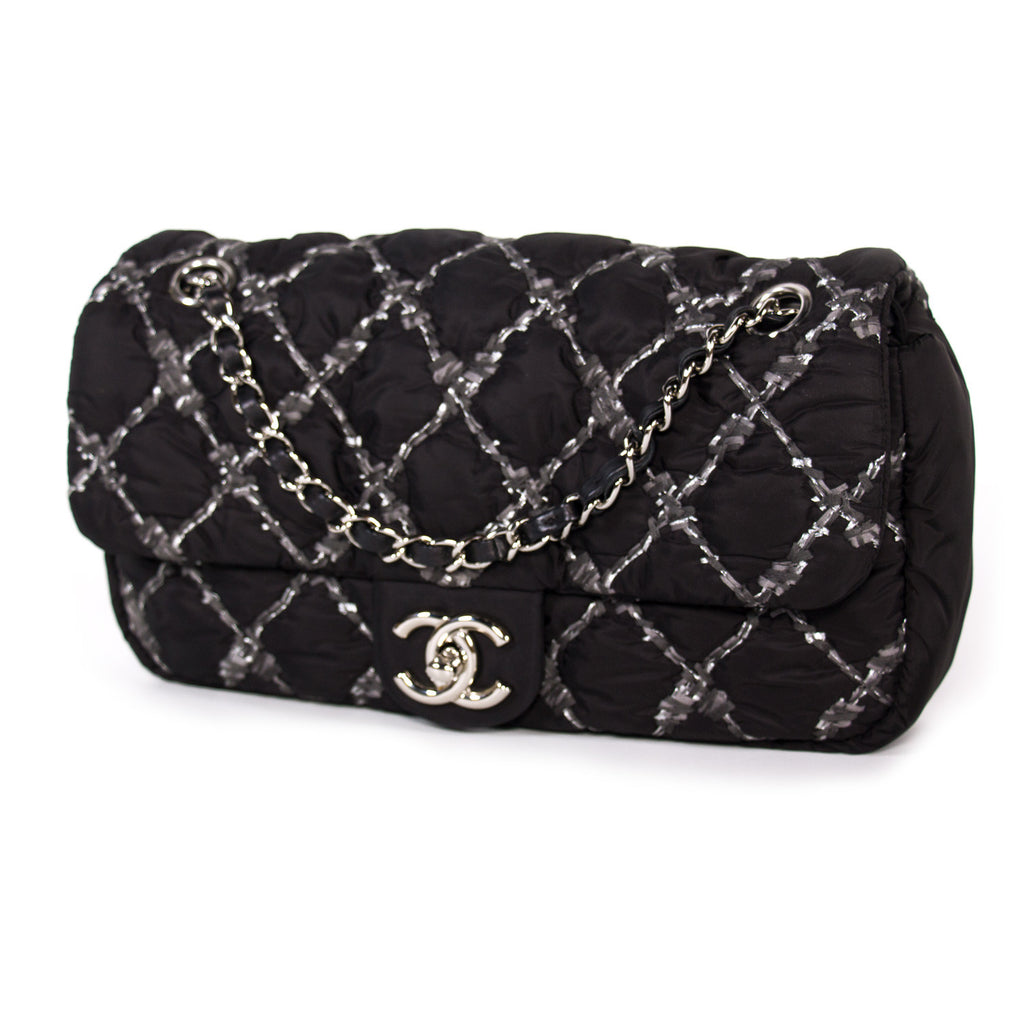 Shop authentic Chanel Nylon Tweed Stitch Bubble Flap at revogue for just  USD 1,200.00
