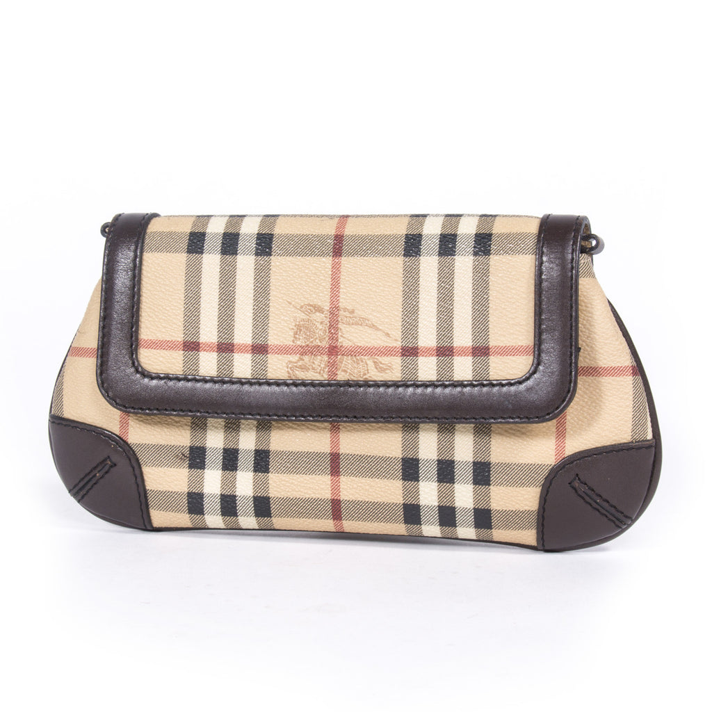 Burberry Haymarket Clutch - revogue