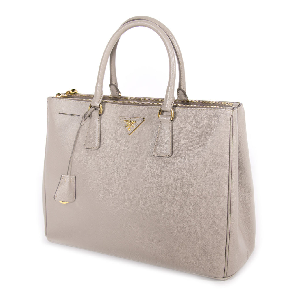 Prada Saffiano Double Zip Tote Bags Prada - Shop authentic new pre-owned designer brands online at Re-Vogue