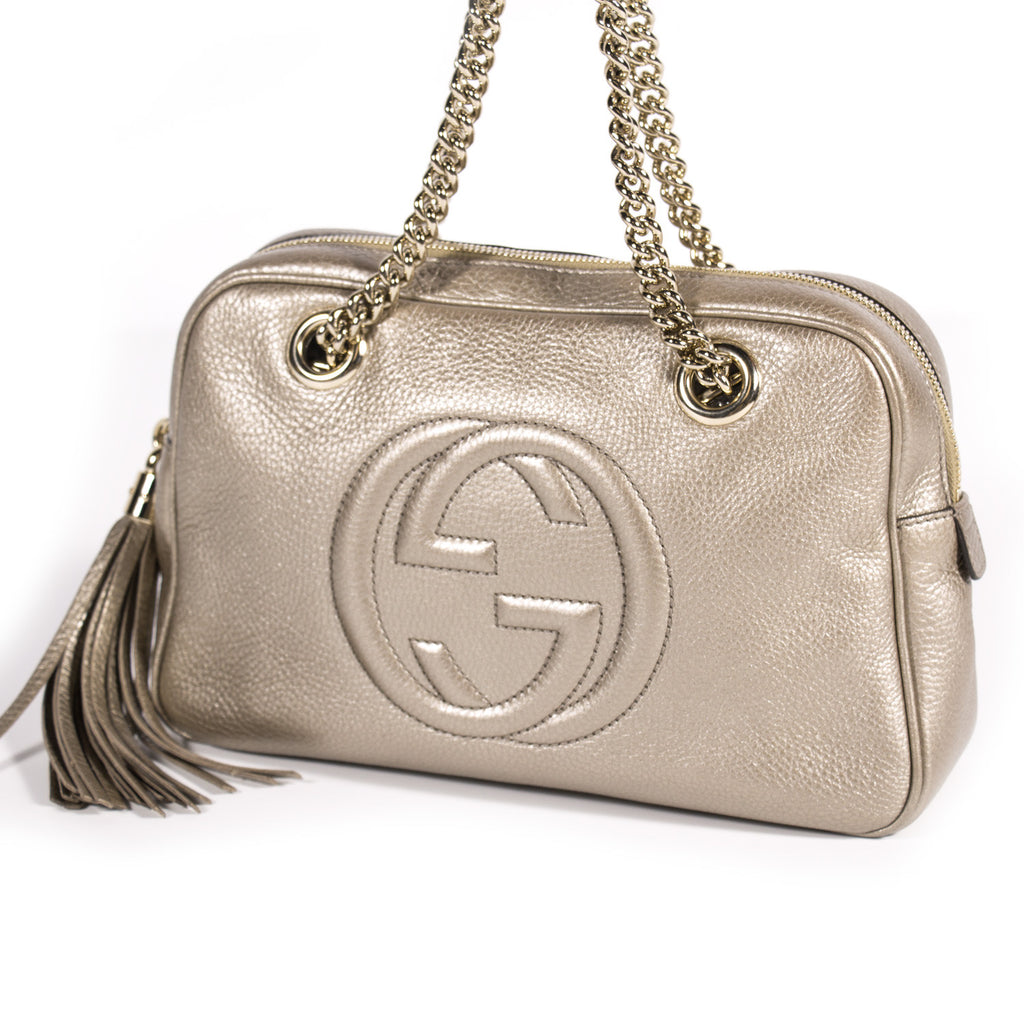 Gucci Soho Chain Shoulder Bag Bags Gucci - Shop authentic new pre-owned designer brands online at Re-Vogue