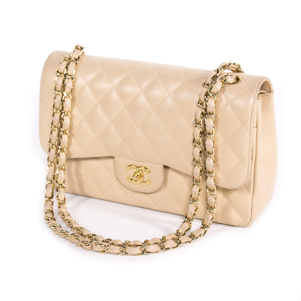 Chanel Caviar Classic Jumbo Double Flap Bag Bags Chanel - Shop authentic new pre-owned designer brands online at Re-Vogue