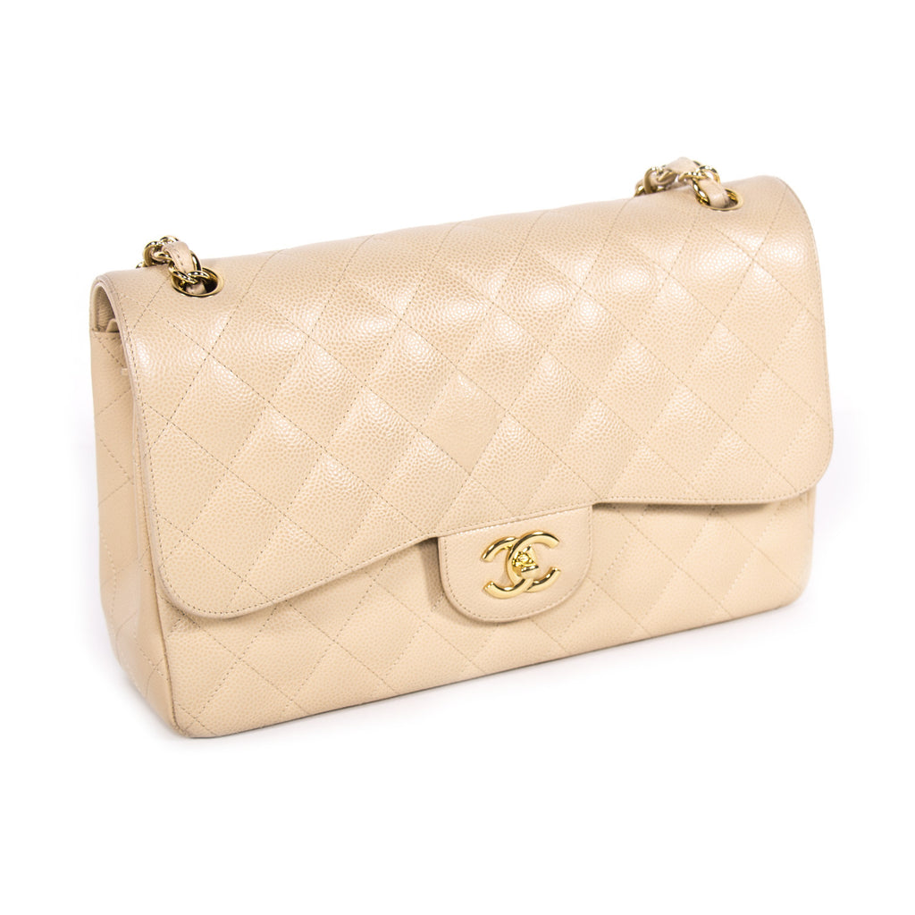 Chanel Caviar Classic Jumbo Double Flap Bag Bags Chanel - Shop authentic new pre-owned designer brands online at Re-Vogue