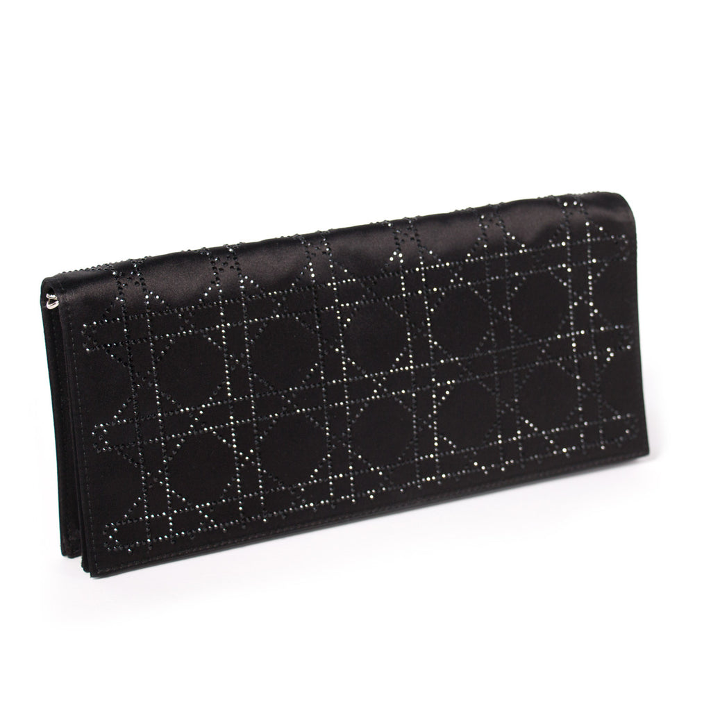 Christian Dior Lady Dior Satin Clutch Bags Dior - Shop authentic new pre-owned designer brands online at Re-Vogue