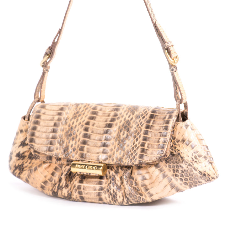 Jimmy Choo Snake Skin Bag - revogue