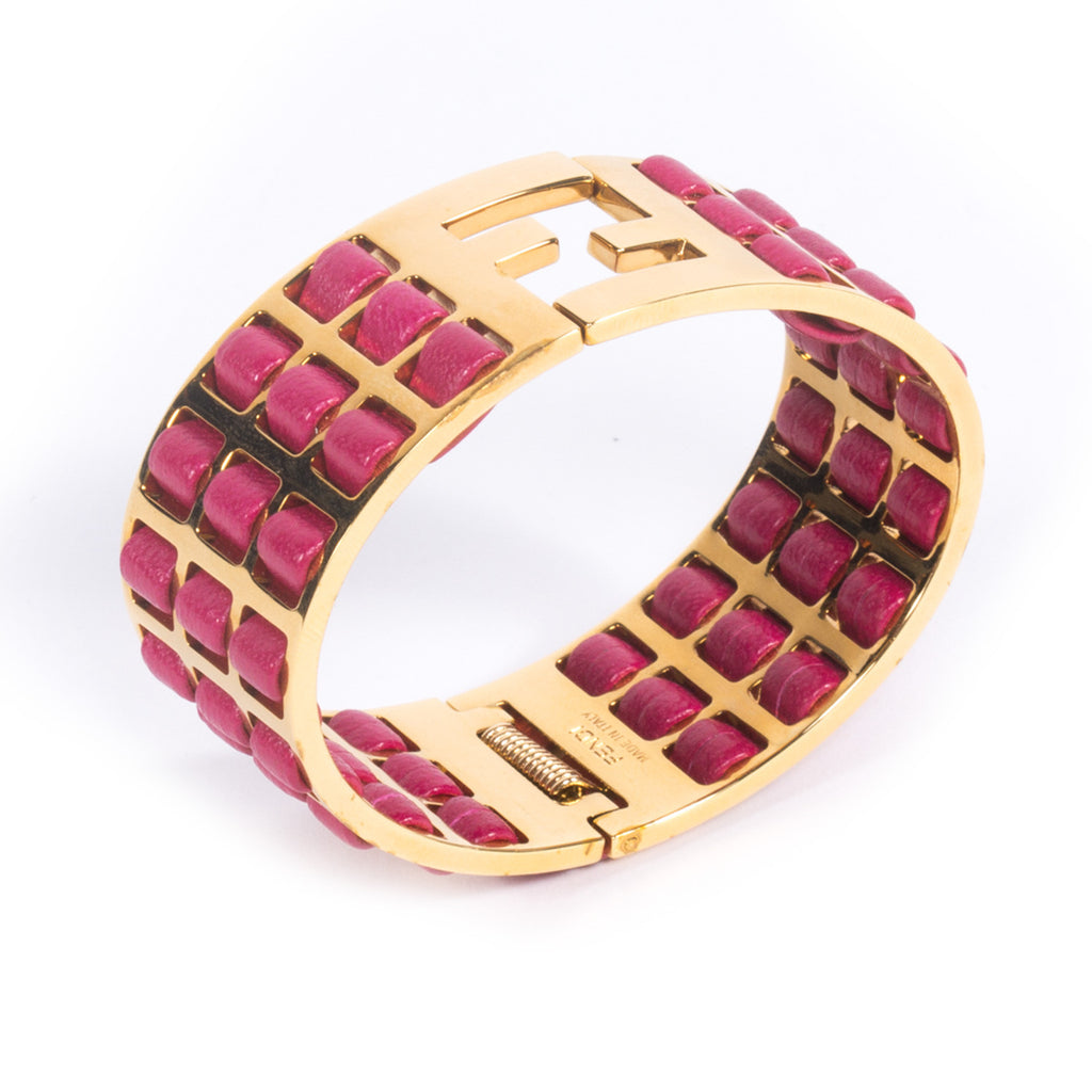 The fendista bracelet Fendi Brown in Plastic - 22109011